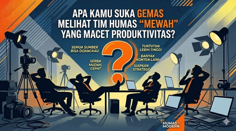 <i>Gemes</i> Lihat Tim Humas “Mewah” yang Macet Produktivitas